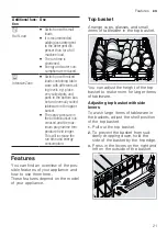 Предварительный просмотр 21 страницы Siemens SN45ES69CS Information For Use