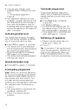 Preview for 32 page of Siemens SN55HS00VI User Manual