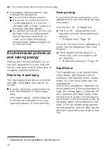 Preview for 12 page of Siemens SN61IX09TE User Manual