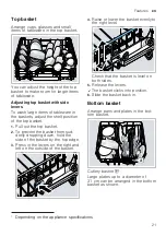 Предварительный просмотр 21 страницы Siemens SN63H800UE Instructions For Use Manual