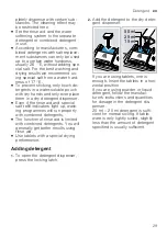 Preview for 29 page of Siemens SN63H800UE Instructions For Use Manual