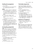 Preview for 33 page of Siemens SN63H800UE Instructions For Use Manual