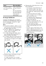 Preview for 33 page of Siemens SN65HX01CA User Manual