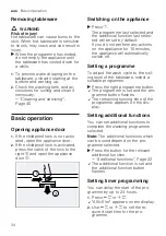 Preview for 34 page of Siemens SN65HX01CA User Manual