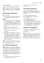 Preview for 35 page of Siemens SN65HX01CA User Manual