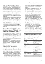 Preview for 57 page of Siemens SN65HX01CA User Manual