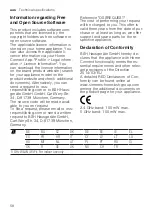 Preview for 58 page of Siemens SN65HX01CA User Manual