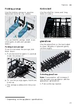 Предварительный просмотр 23 страницы Siemens SN65Z800BE User Manual