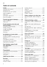 Preview for 2 page of Siemens SN65ZX19CE Information For Use