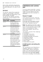 Preview for 12 page of Siemens SN65ZX19CE Information For Use