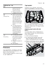 Preview for 21 page of Siemens SN65ZX19CE Information For Use