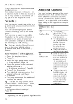 Preview for 20 page of Siemens SN65ZX56CS Information For Use