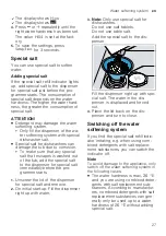 Preview for 27 page of Siemens SN65ZX56CS Information For Use