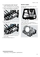 Предварительный просмотр 23 страницы Siemens SN67Z801BE User Manual