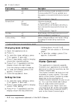 Preview for 40 page of Siemens SN67Z801BE User Manual