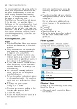 Предварительный просмотр 44 страницы Siemens SN67Z801BE User Manual