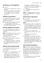 Preview for 37 page of Siemens SN67ZX48DM User Manual