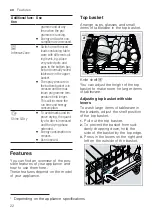 Предварительный просмотр 22 страницы Siemens SN85Z801BE User Manual