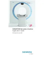 Siemens SOMATOM Sensation Cardiac Version A60 Application Manual предпросмотр