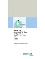 Preview for 1 page of Siemens SOMATOM Manual