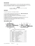 Предварительный просмотр 3 страницы Siemens SP-36 Installation & Maintenance