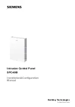 Preview for 1 page of Siemens SPC4000 Installation & Configuration Manual