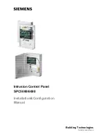 Siemens SPC5000 Installation & Configuration Manual preview