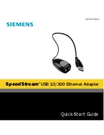 Preview for 1 page of Siemens SpeedStream Quick Start Manual