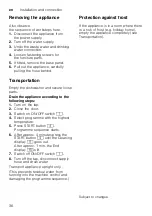 Preview for 36 page of Siemens SR series Instruction Manual