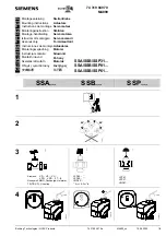 Предварительный просмотр 1 страницы Siemens SSA Series Mounting Instructions