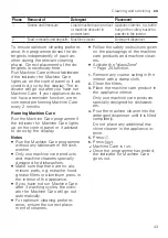 Preview for 43 page of Siemens SX65ZX49CE User Manual