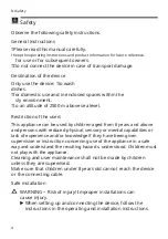 Preview for 4 page of Siemens SX67ZX02CE User Manual