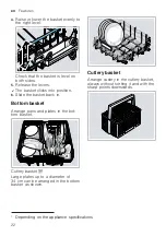 Предварительный просмотр 22 страницы Siemens SX75Z801BE Information For Use