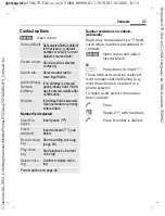 Предварительный просмотр 43 страницы Siemens SXG75 User Manual