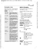 Предварительный просмотр 67 страницы Siemens SXG75 User Manual