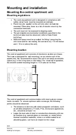 Предварительный просмотр 8 страницы Siemens Synco 900 Mounting And Commissioning