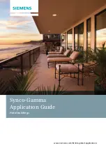 Siemens Synco-Gamma Application Manual предпросмотр