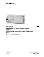 Siemens Synco700 RMK770 Documentation Handbook предпросмотр