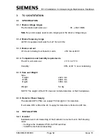 Preview for 72 page of Siemens TC12 Installation, Commissioning And Maintenance Handbook