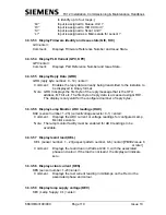 Preview for 120 page of Siemens TC12 Installation, Commissioning And Maintenance Handbook