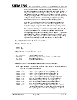 Preview for 135 page of Siemens TC12 Installation, Commissioning And Maintenance Handbook