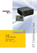 Предварительный просмотр 1 страницы Siemens TC35i Terminal User Manual