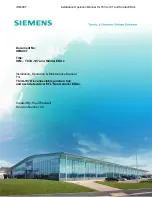 Siemens TC3A-107 Installation, Operation & Maintenance Manual preview