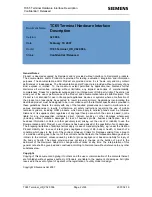 Preview for 2 page of Siemens TC65 Terminal Hardware Interface Description