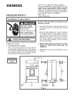 Siemens TCM2 Installation Instructions preview