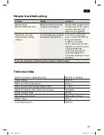 Preview for 41 page of Siemens TE502...DE series Instruction Manual