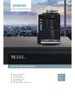 Siemens TE515 Instruction Manual preview