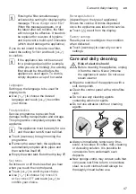 Preview for 47 page of Siemens TE65 F Series Instruction Manual