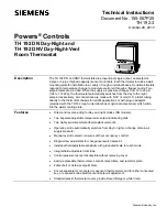 Siemens TH 192 DN Technical Instructions preview