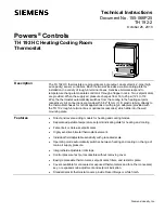 Предварительный просмотр 1 страницы Siemens TH 192 HC Technical Instructions